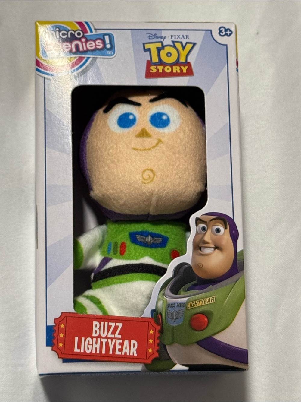 Disney Buzz Lightyear Plush - Green, Purple, White